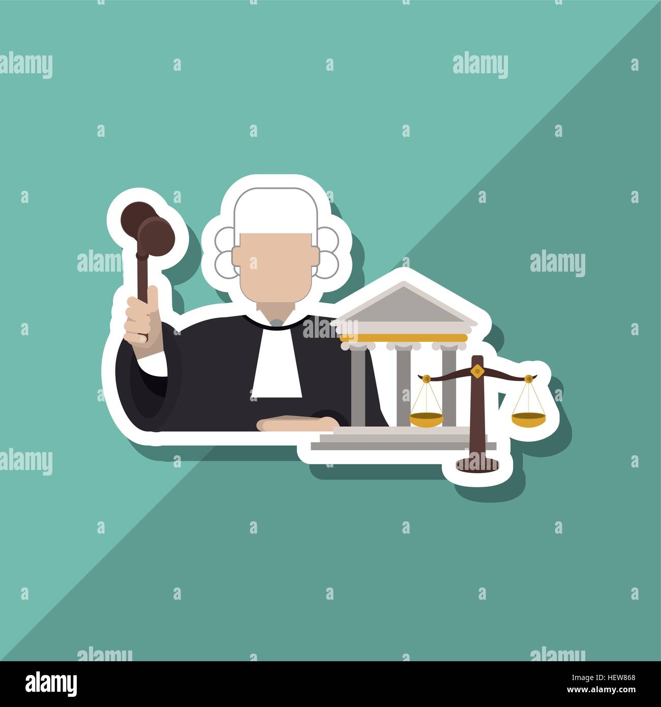 Judge icon design, vector illustration Stock Vector Image & Art - Alamy