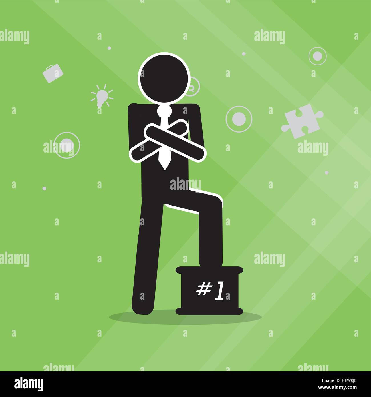 Winner and businessman design Stock Vector Image & Art - Alamy