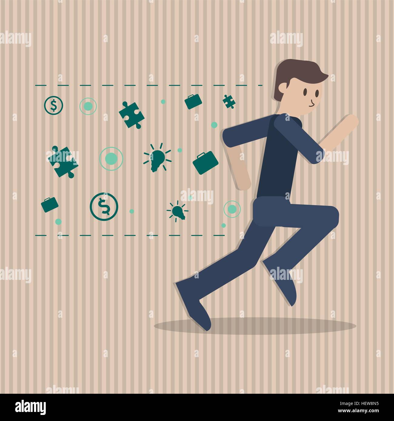 Winner and businessman design Stock Vector Image & Art - Alamy