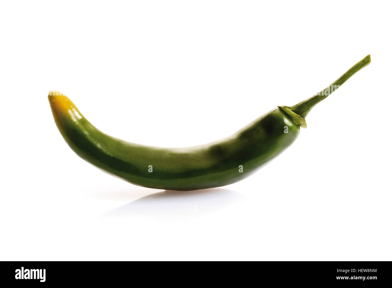 Green hot chili pepper Stock Photo - Alamy