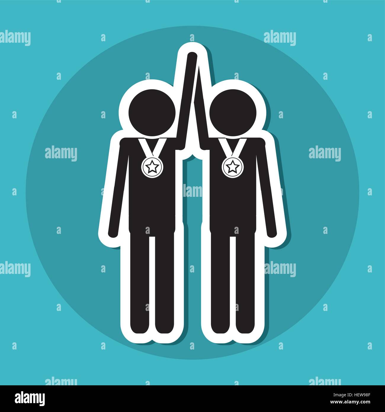 Winner and businessman design, vector illustration Stock Vector Image ...