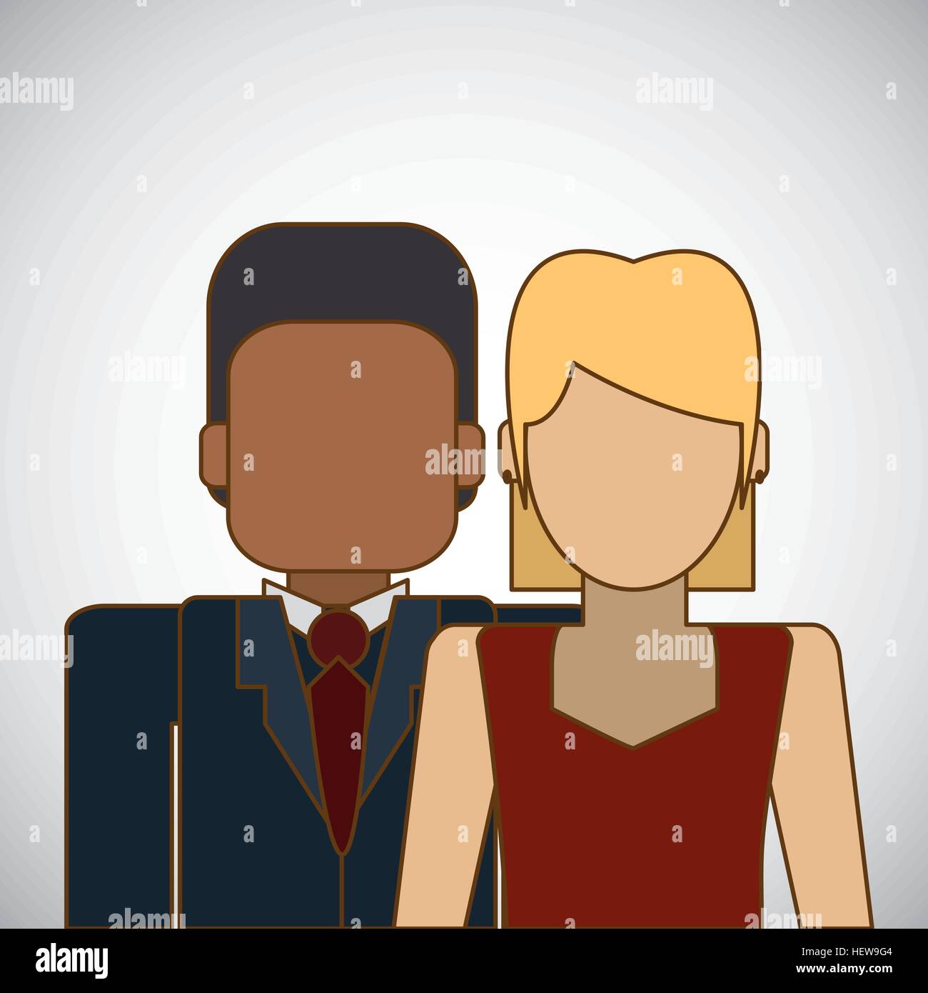 woman and man icon design, vector illustration Stock Vector Image & Art ...
