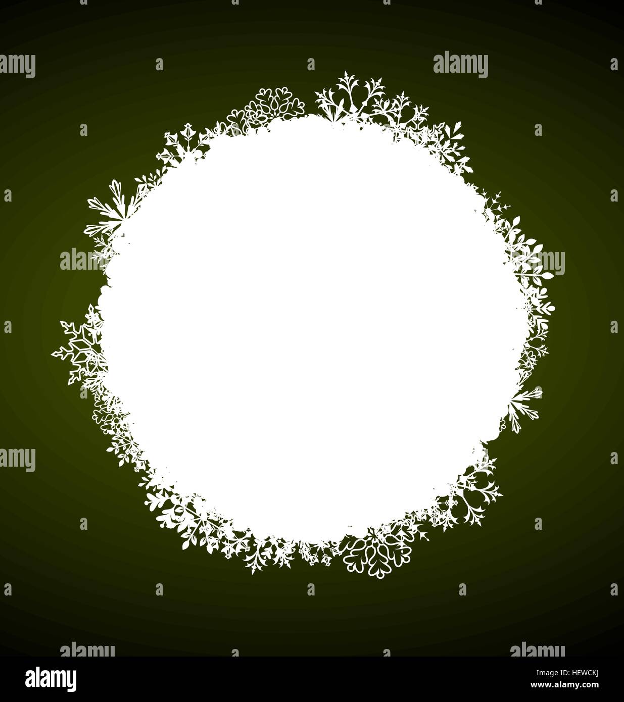 Illustration winter round snowing Stock Vector Images - Alamy