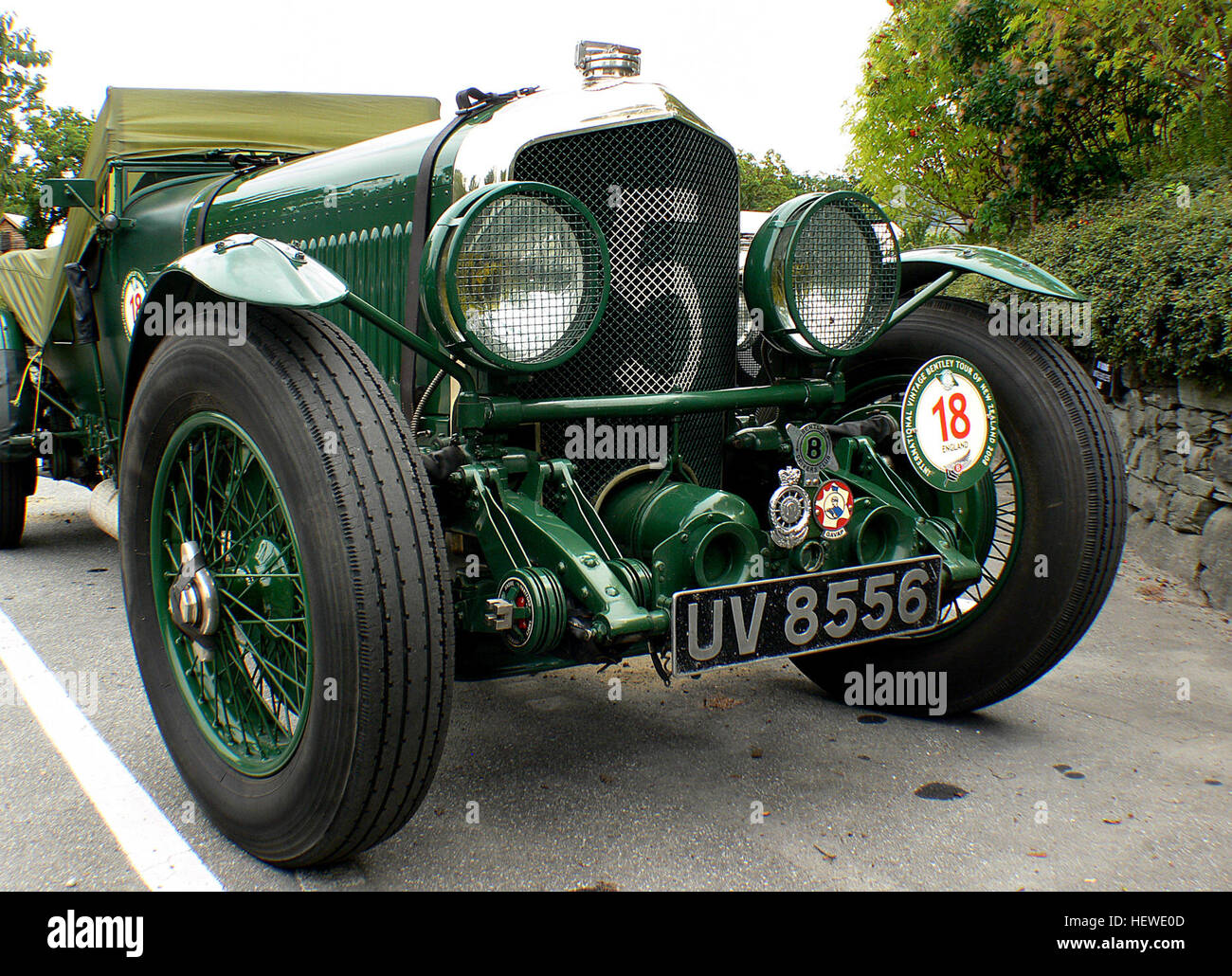 The regular Bentley 6½ Litre and the high-performance Bentley Speed Six were sports and luxury cars based on Bentley rolling chassis[2] in production from 1926 to 1930. The Speed Six, introduced in 1928, would become the most-successful racing Bentley. Two Bentley Speed Six became known as the Blue Train Bentleys after their owner Woolf Barnato's involvement in the Blue Train Races of 1930. Stock Photo