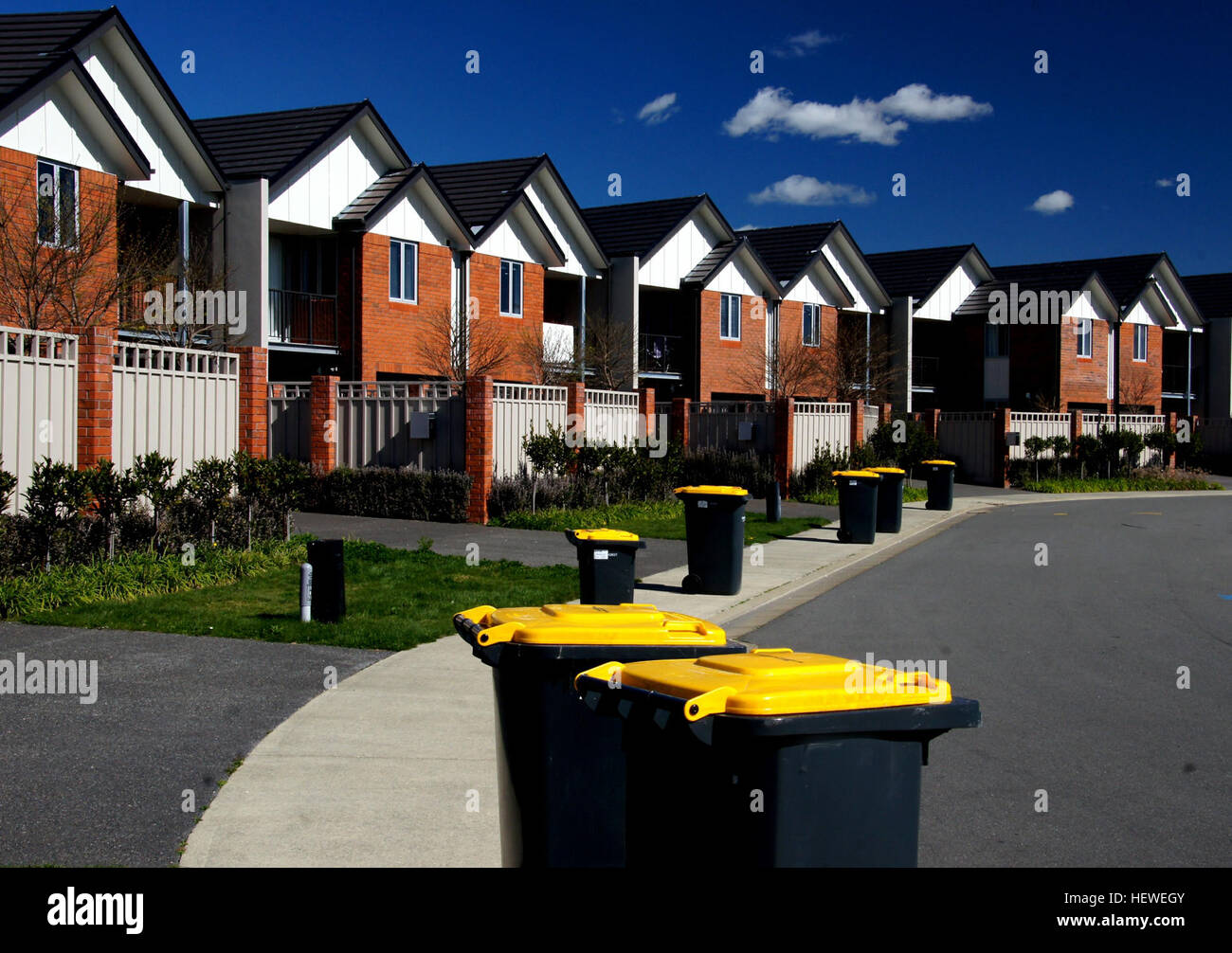 Cookie cutter homes Northwood. Your yellow wheelie bin is for recycling and  is collected fortnightly. You can use the yellow bin for waste that can be  recycled through the kerbside collection service