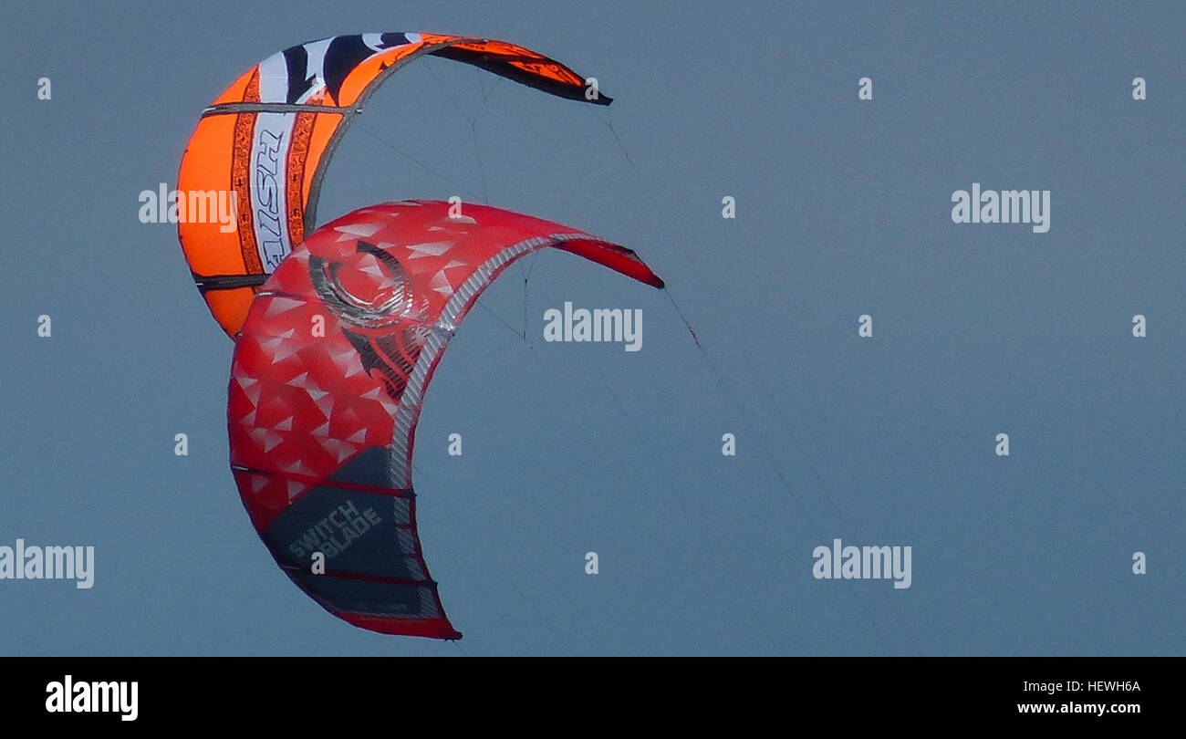 Kiteboarding is an extreme water sport combining wakeboarding ...