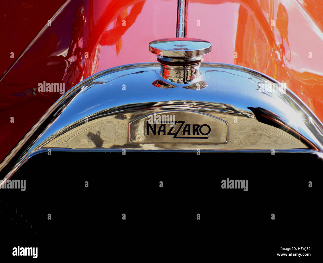 Felice Nazzaro, like many other successful drivers of the period, also wanted to try his hand at producing cars. Thus in 1911, together with some colleagues, he founded &quot;Nazzaro &amp; C.Fabbrica di Automobili&quot; in Turin and produced around 230 vehicles until 1923. Stock Photo