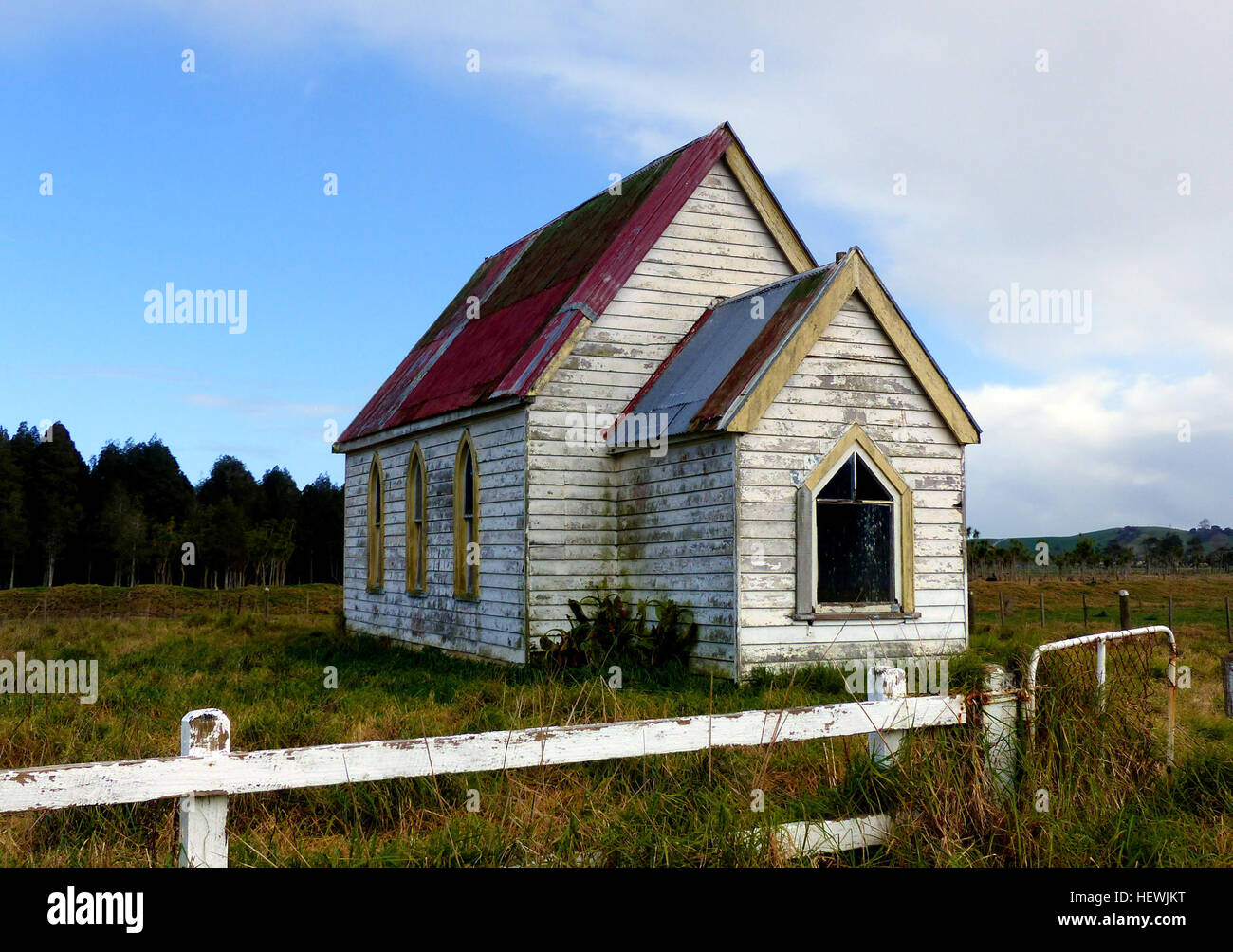 Zion Church, originally built for Te Rarawa worshippers, was dedicated ...