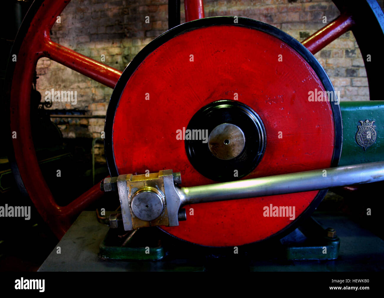 A steam engine is a heat engine that performs mechanical work using steam as its working fluid.  Using boiling water to produce mechanical motion goes back over 2000 years, but early devices were not practical. The Spanish inventor Jerónimo de Ayanz y Beaumont patented in 1606 the first steam engine. In 1698 Thomas Savery patented a steam pump that used steam in direct contact with the water being pumped. Savery's steam pump used condensing steam to create a vacuum and draw water into a chamber, and then applied pressurized steam to further pump the water. The first commercial true steam engin Stock Photo