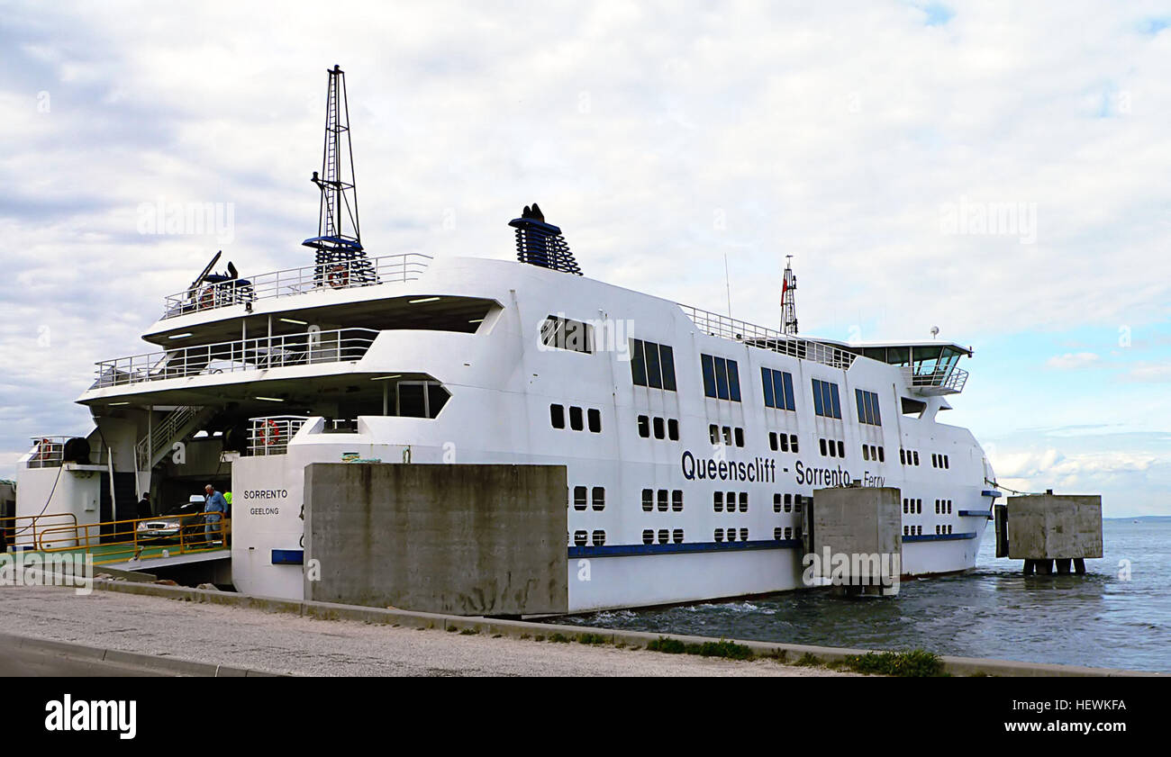 Queenscliff sorrento ferry service hires stock photography and images