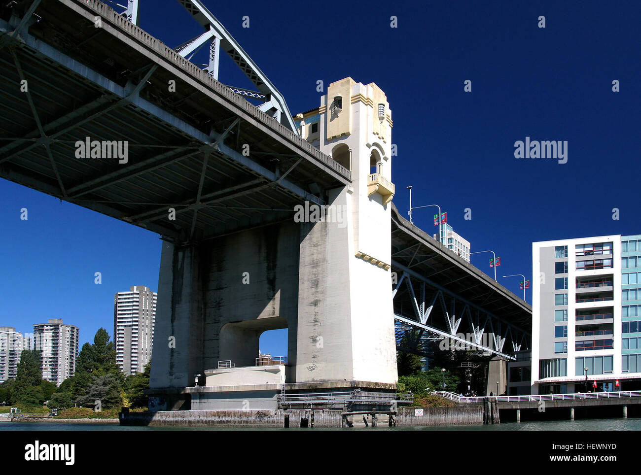 The Burrard Bridge (sometimes referred to as the Burrard Street Bridge