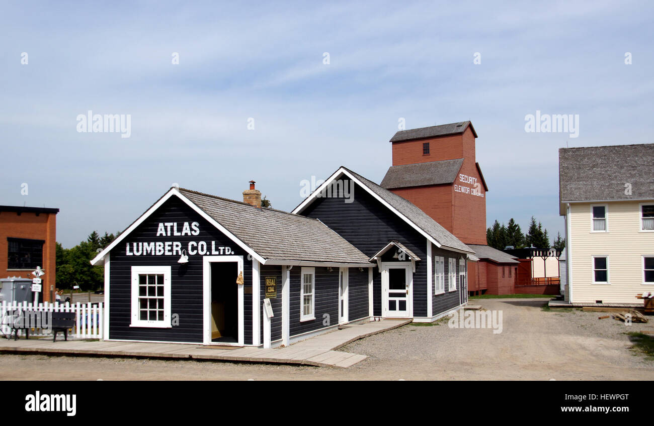 A photograph of Heritage Park Historical Village in Calgary, Canada ...
