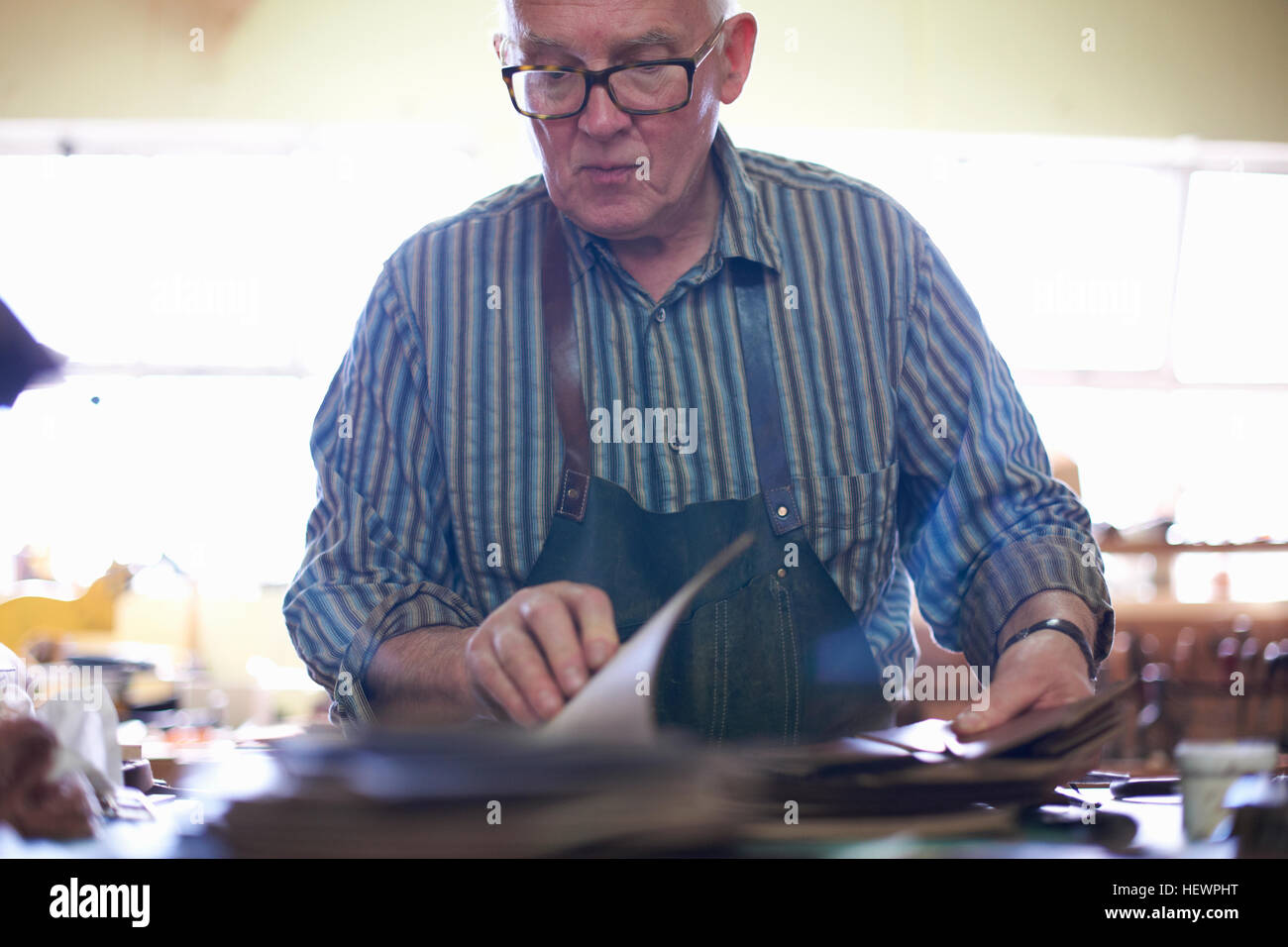 Older men in leather hi-res stock photography and images - Alamy