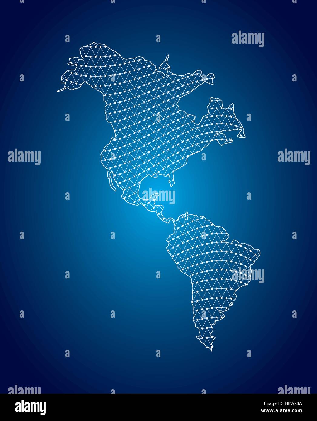 latin-america-map-icon-over-blue-background-vector-illustration-stock