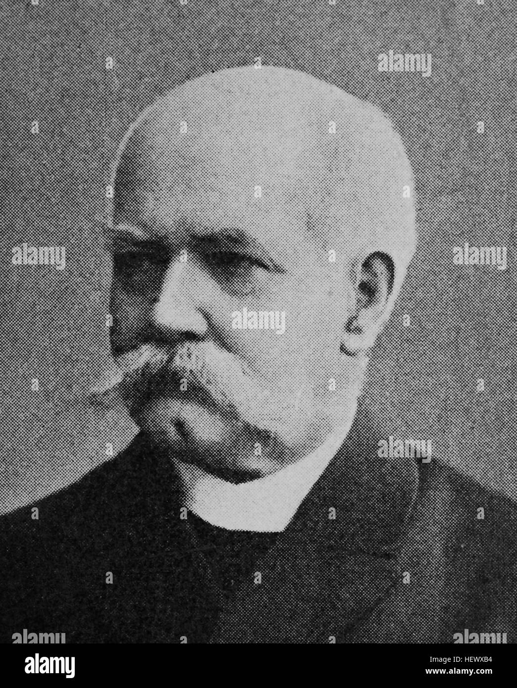 Albert Karl Friedrich Wilhelm von Boguslawski, 1834 - 1905, Prussian General, Military writer, picture from 1895, digital improved Stock Photo