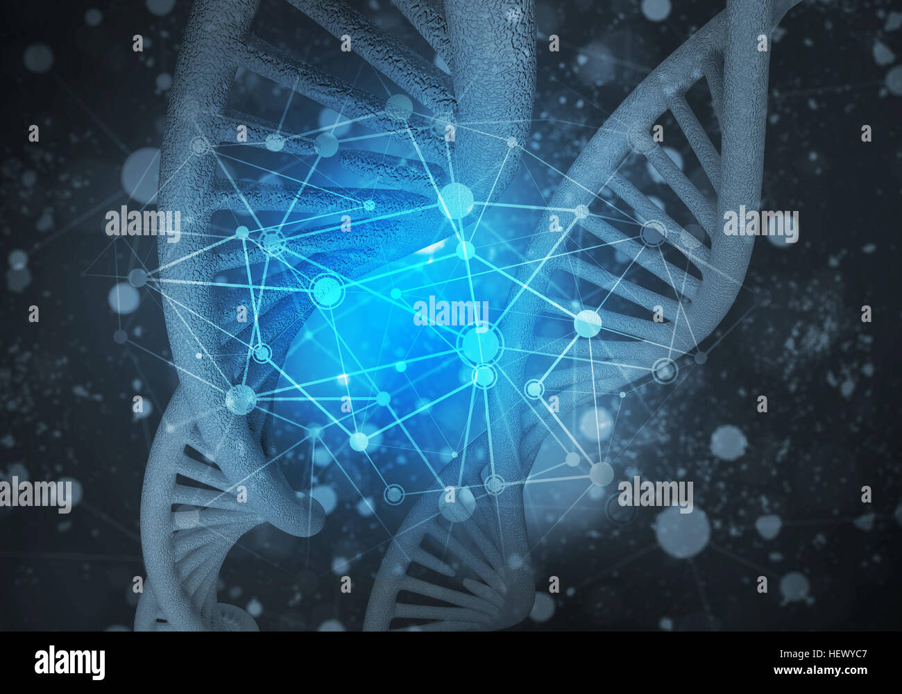 DNA molecules background, 3D rendering Stock Photo - Alamy