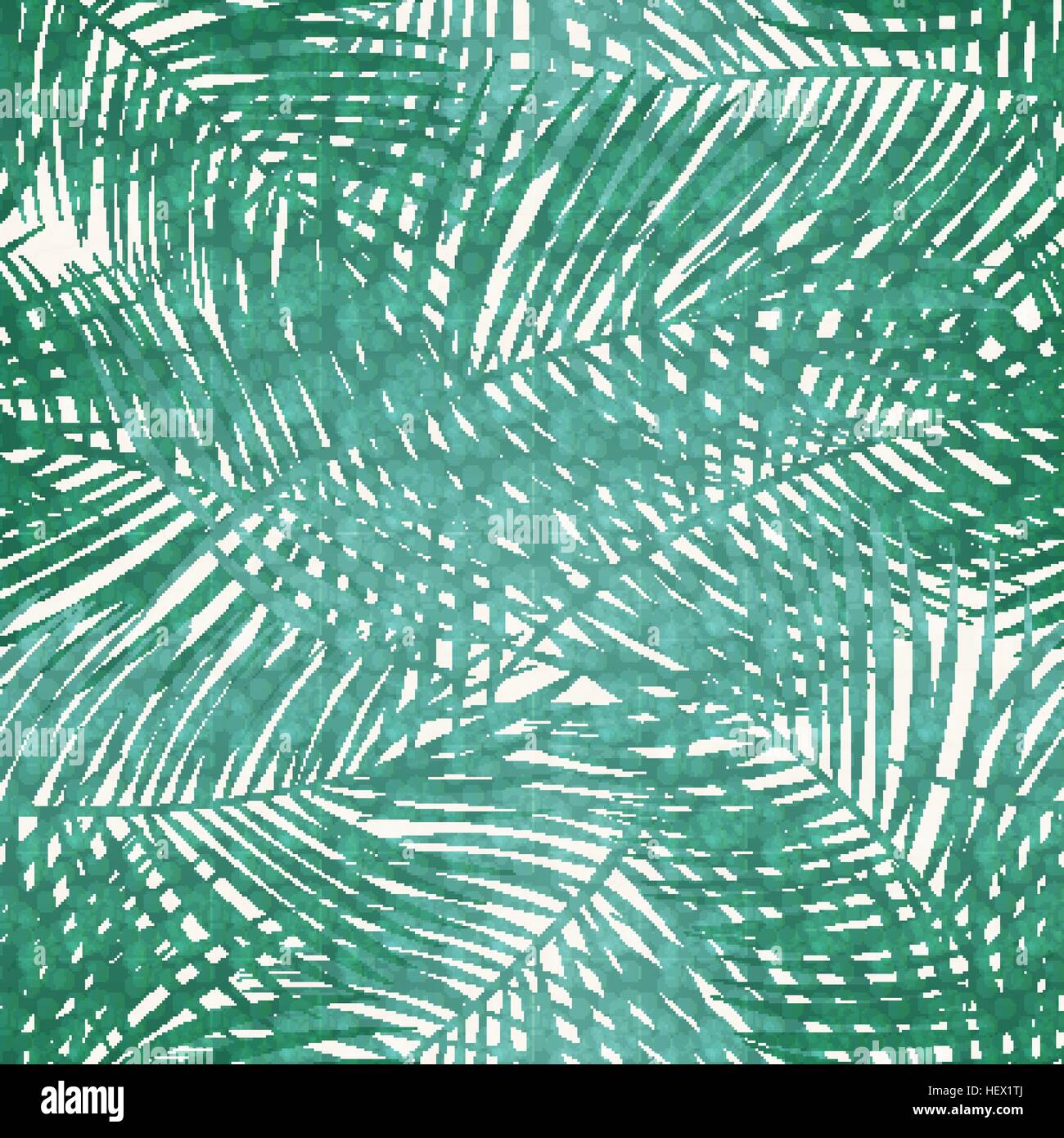 Palm Leaf Vector Seamless Pattern Background Illustration Stock Vector ...