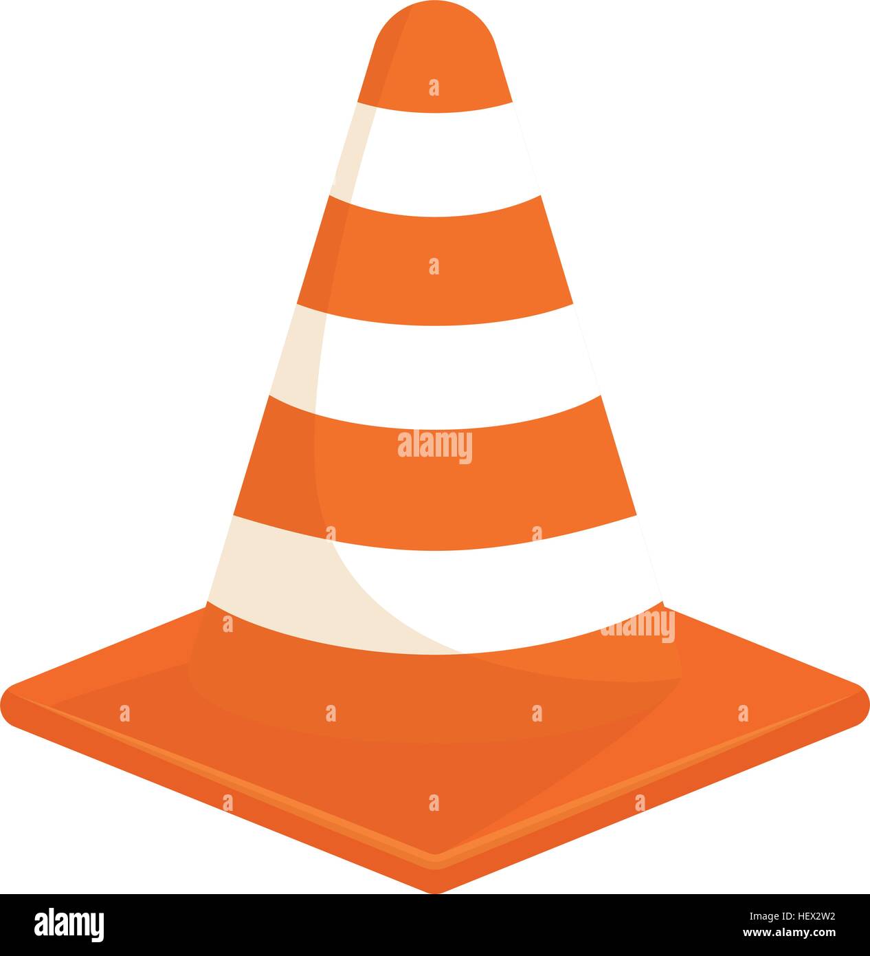 Isolated construction cone Stock Vector Image & Art Alamy