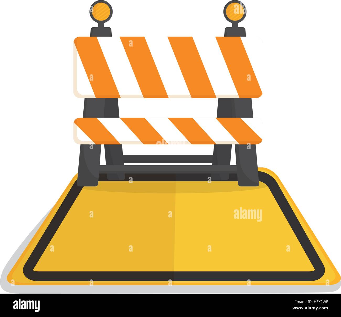 under construction barrier Stock Vector Image & Art - Alamy