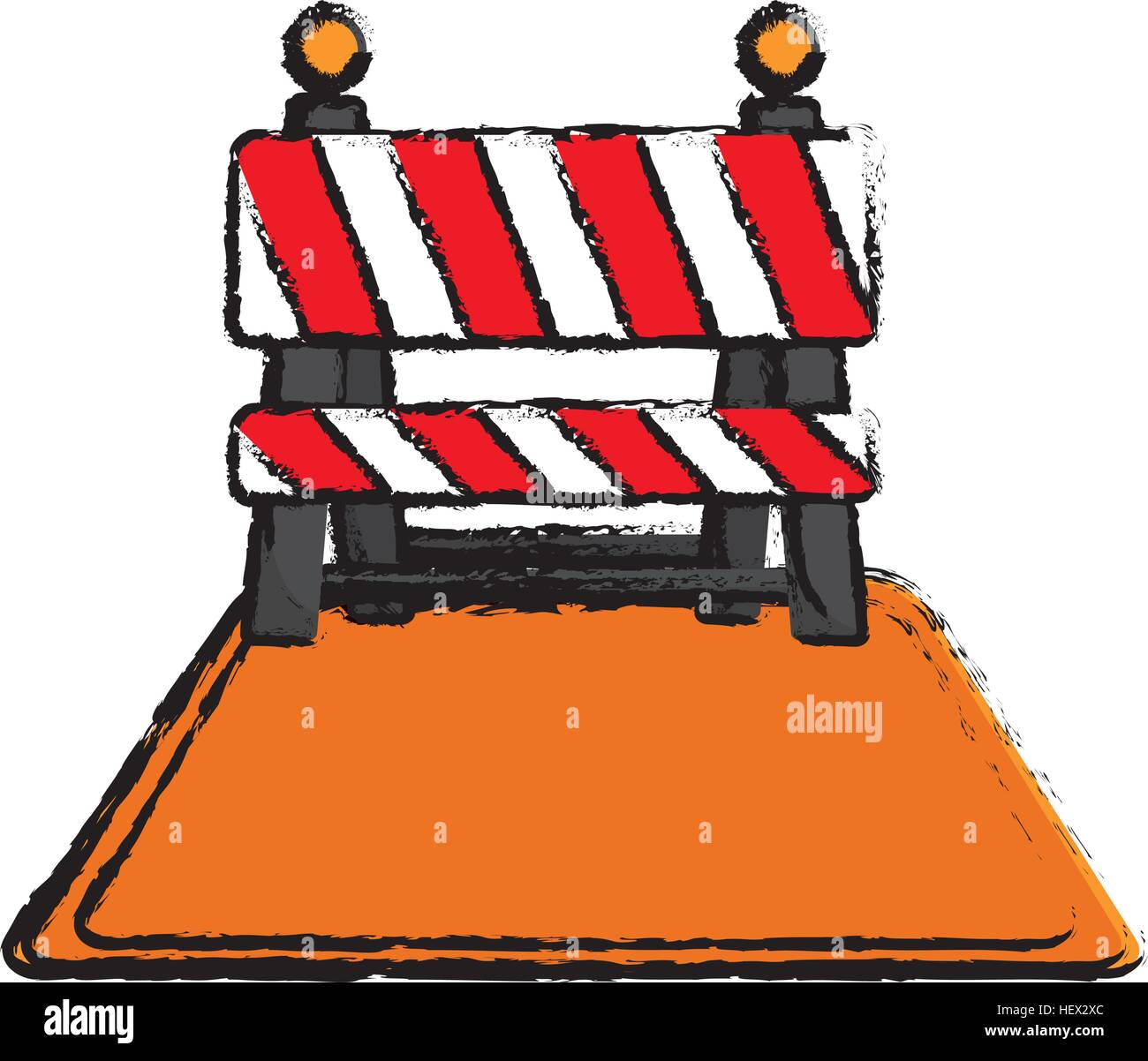 under construction barrier Stock Vector Image & Art - Alamy