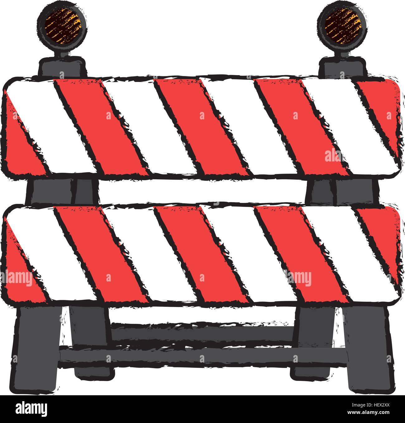 under construction barrier Stock Vector Image & Art - Alamy