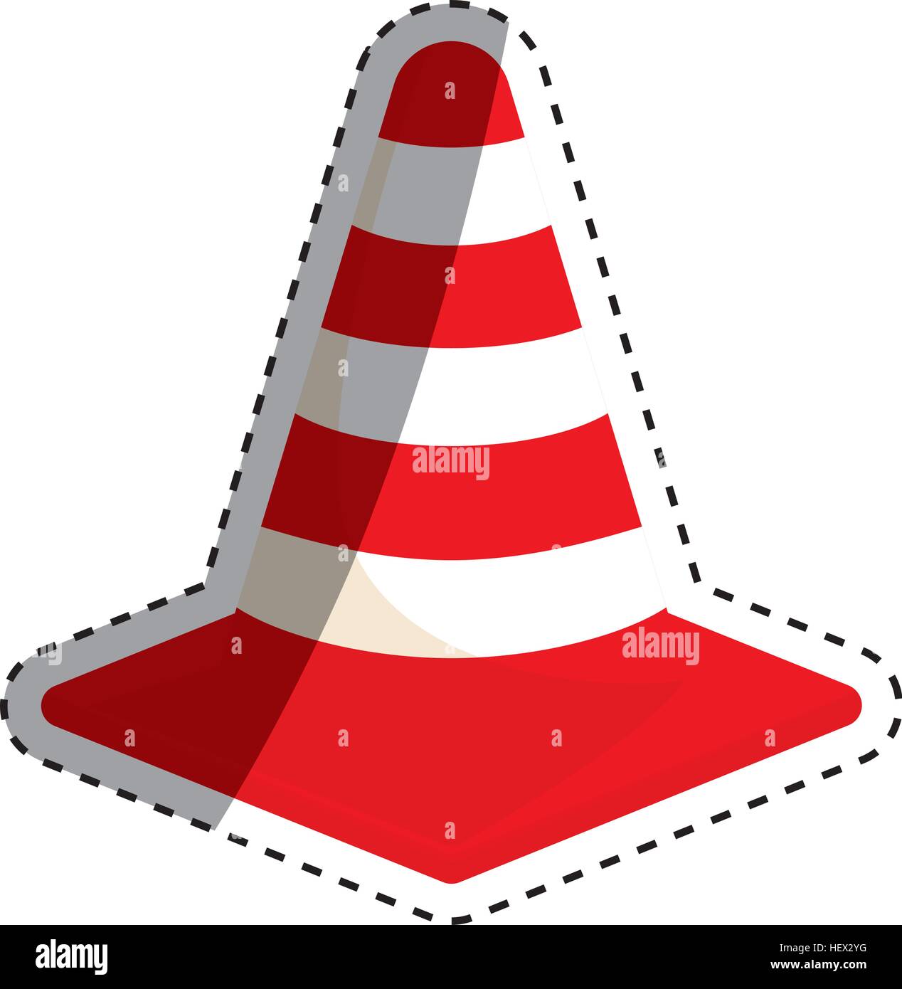 Isolated construction cone Stock Vector Image & Art Alamy