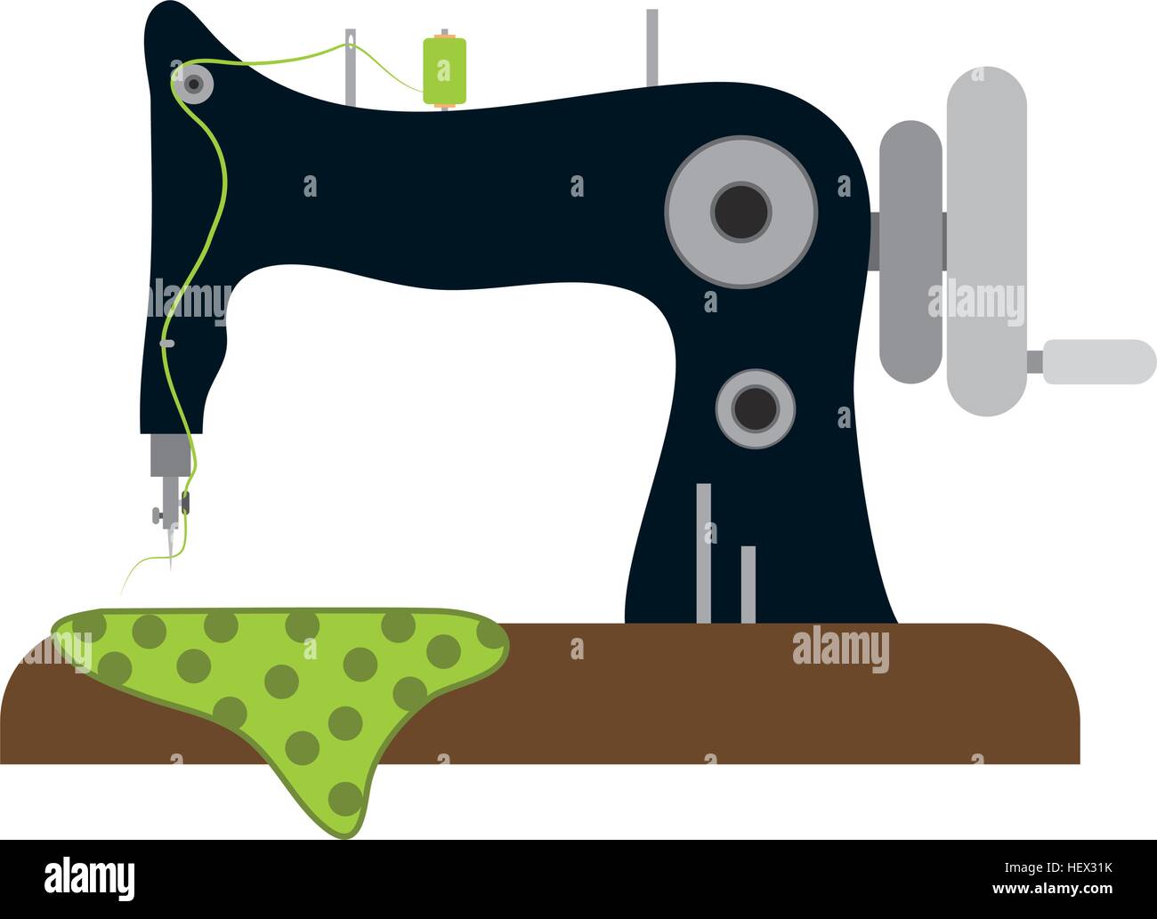 Isolated sewing machine Stock Vector Image & Art - Alamy