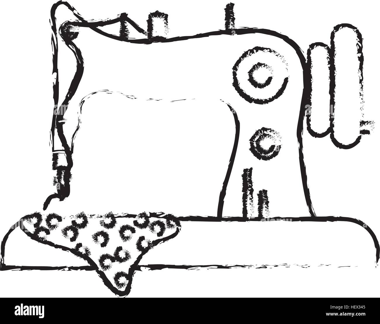 Isolated sewing machine Stock Vector Image & Art - Alamy