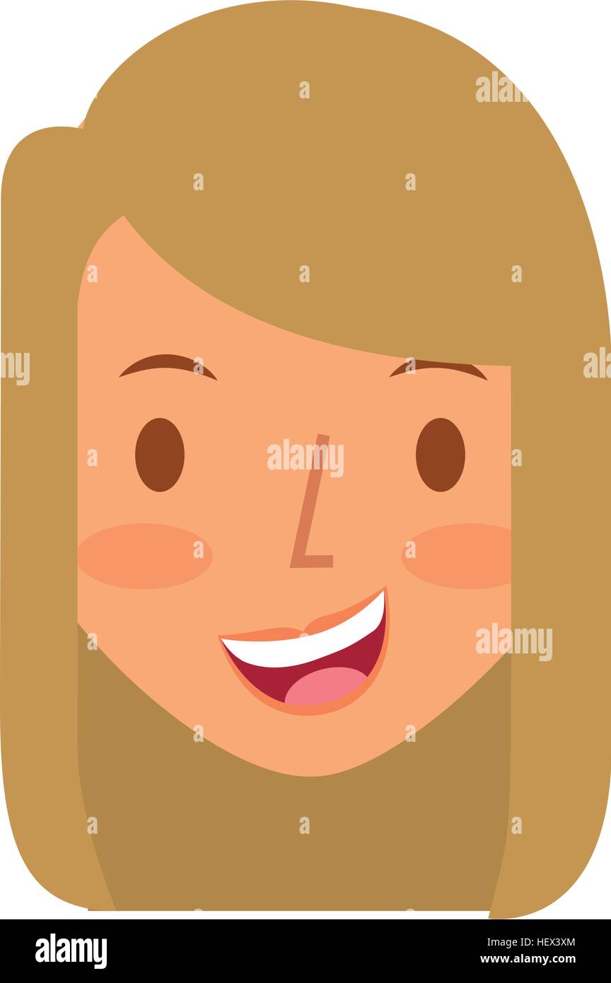 young woman avatar character vector illustration design Stock Vector ...