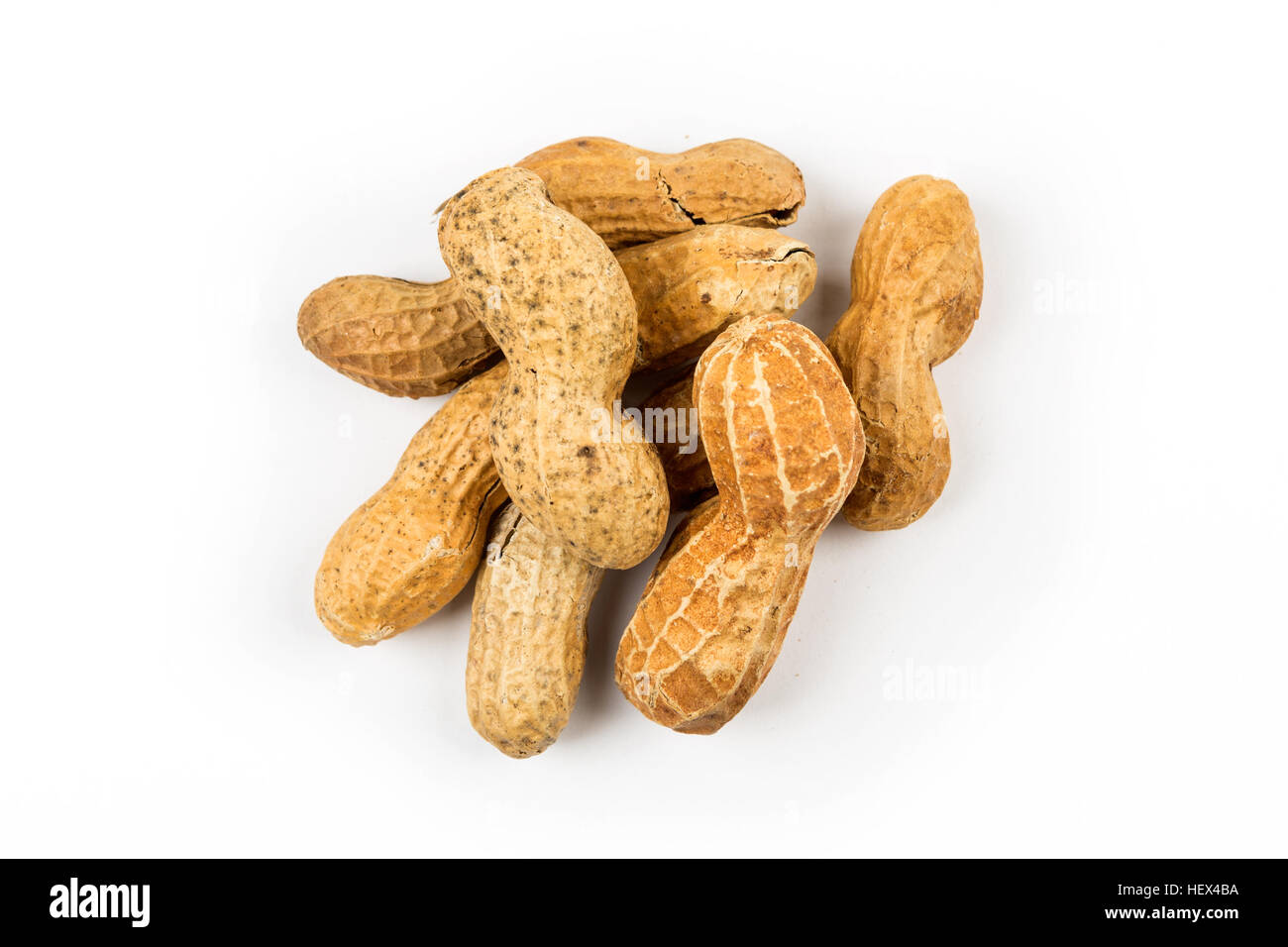 Unsalted peanuts in shell isolated on white background Stock Photo Alamy
