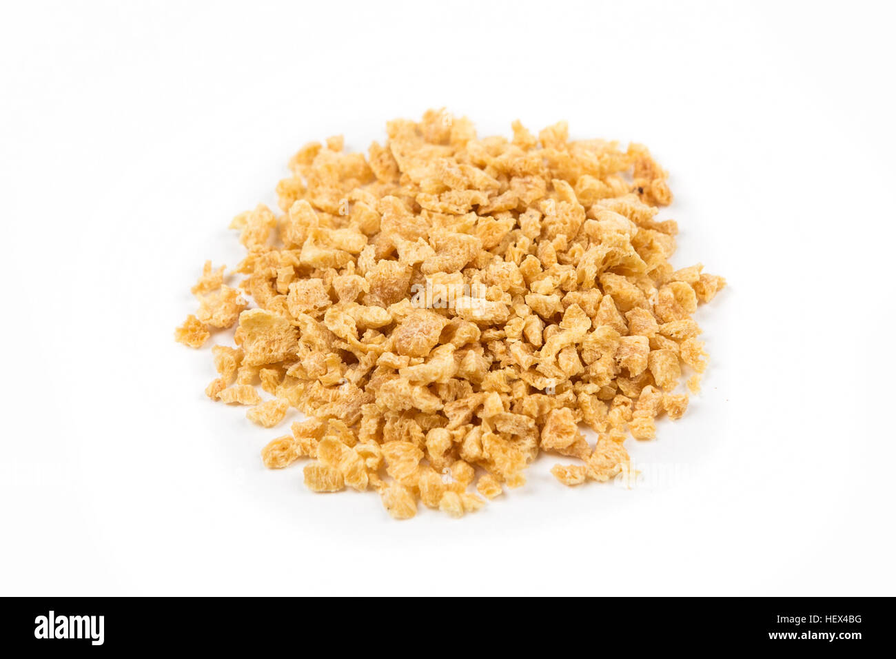 TVP defatted soy flour isolated on white background Stock Photo Alamy