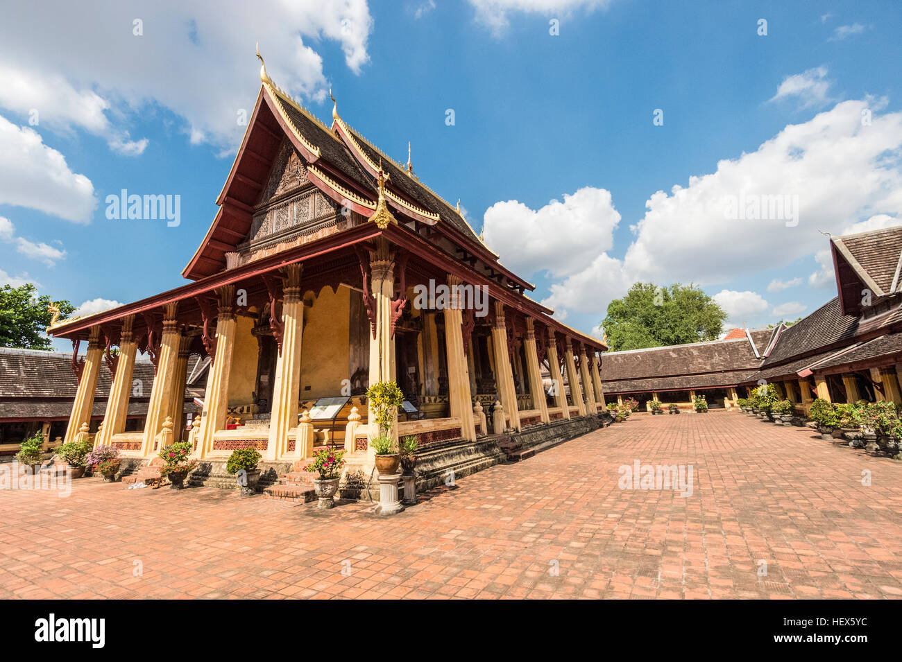 Wat Sisaket Museum, temple of a thousand Buddhas Stock Photo