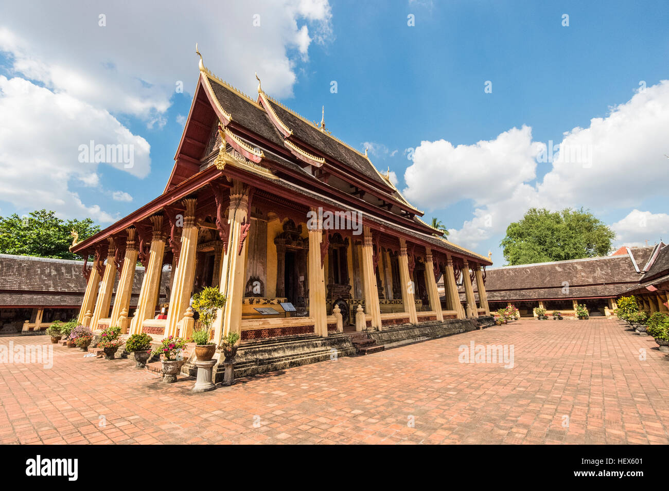 Wat Sisaket Museum, temple of a thousand Buddhas Stock Photo
