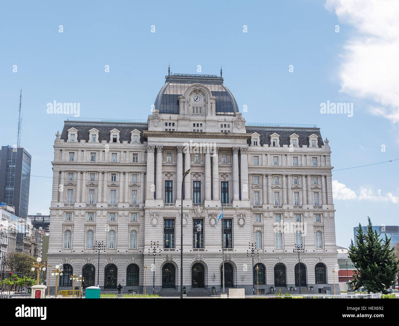 Palace of Centro Cultural Kirchner in Buenos Aires (Argentina) Stock Photo