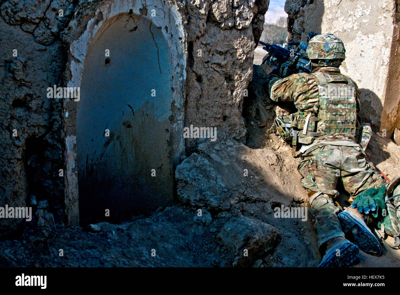 LOGAR PROVINCE, Afghanistan – U.S. Army Pfc. Ryan B. Stuart of Brooklyn ...