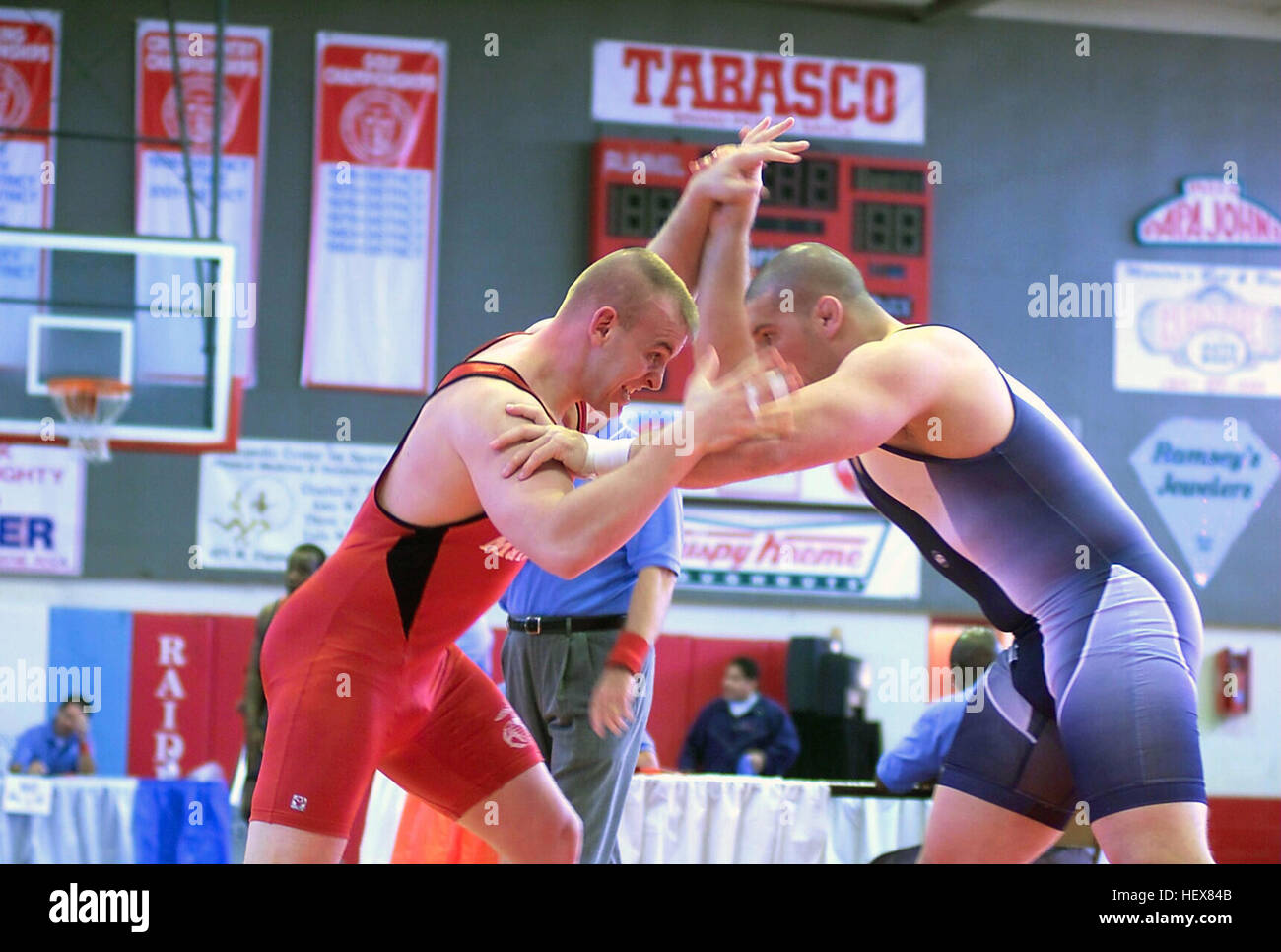 Wresting match hires stock photography and images Alamy