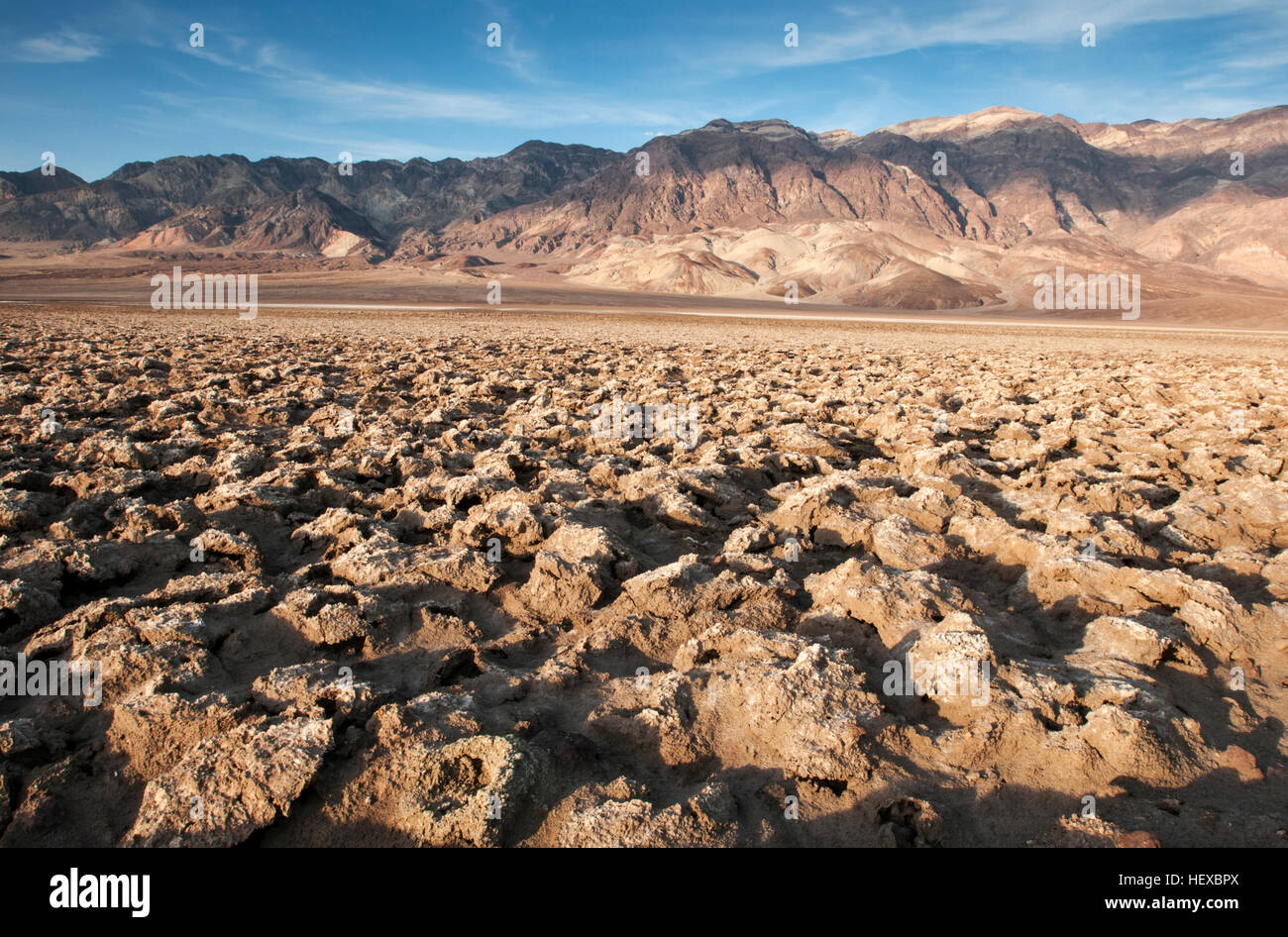 Death valley low point below sea level hi-res stock photography and ...