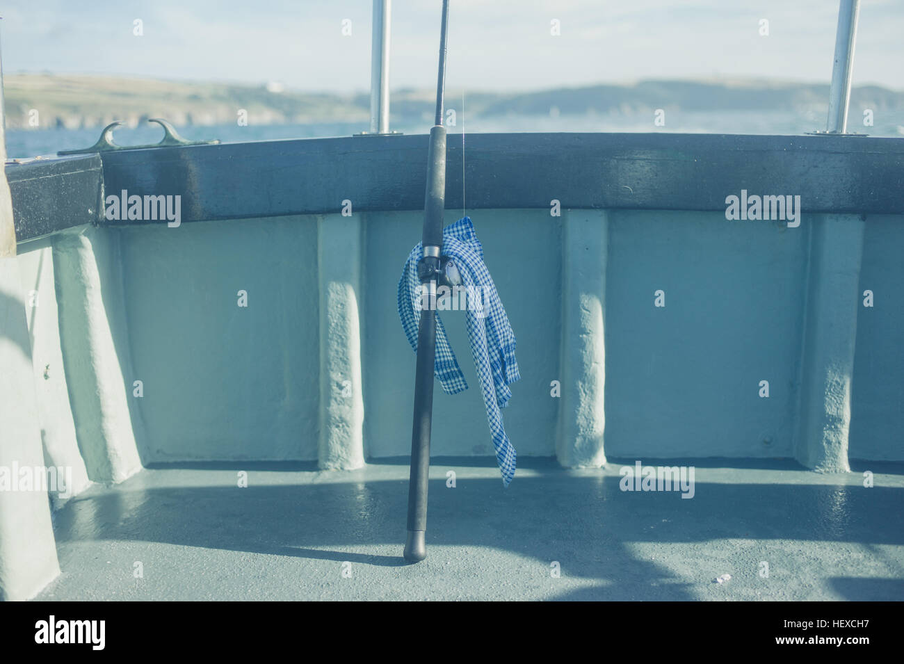 Sailing Rod Angler fishing boat sailing hi-res stock photography and images - Alamy