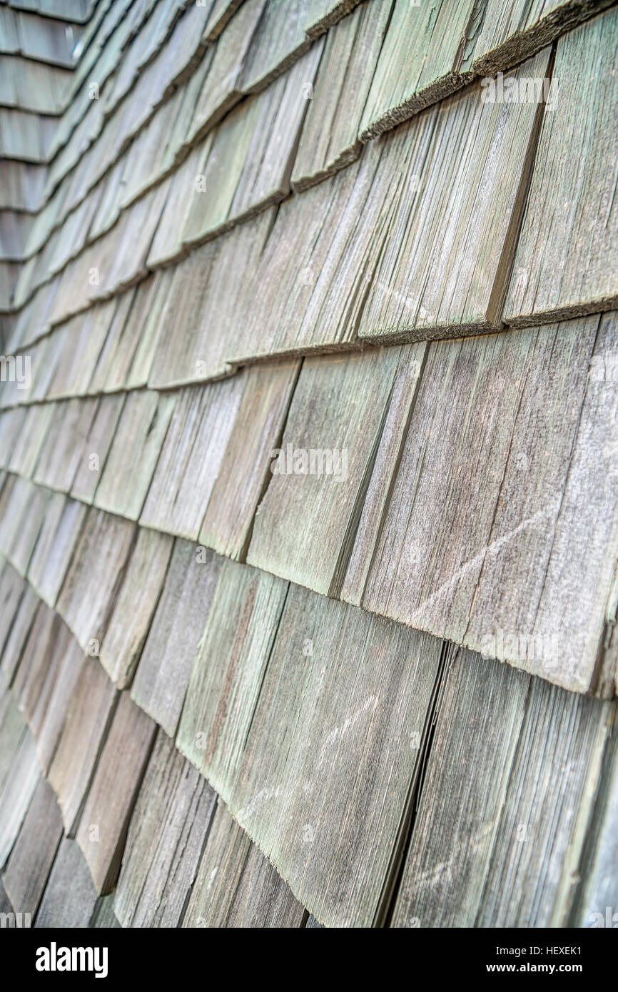 Wooden roof shingles Stock Photo Alamy