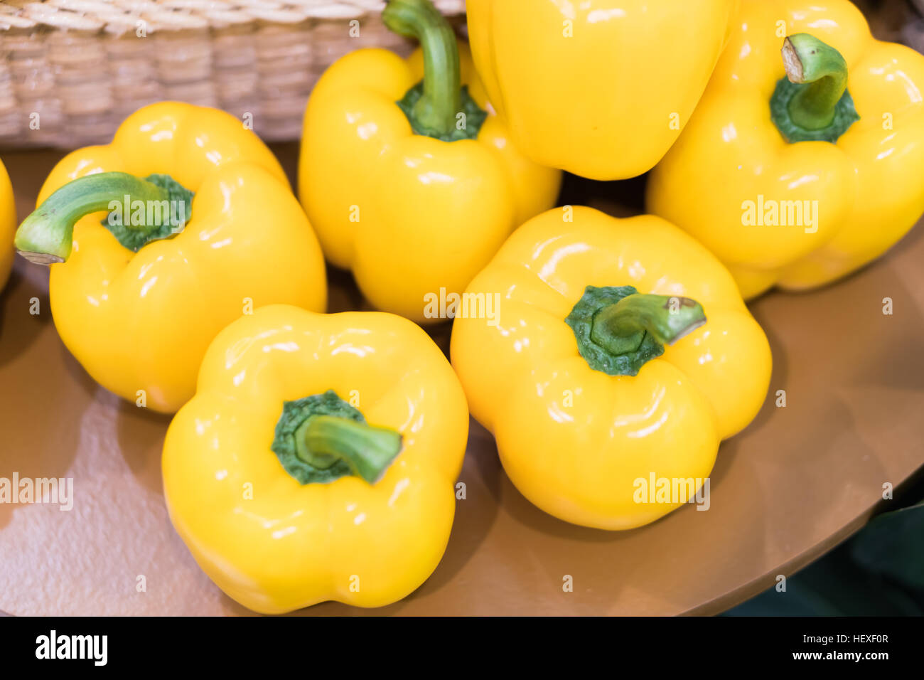 Bell peppers harvest hi-res stock photography and images - Alamy