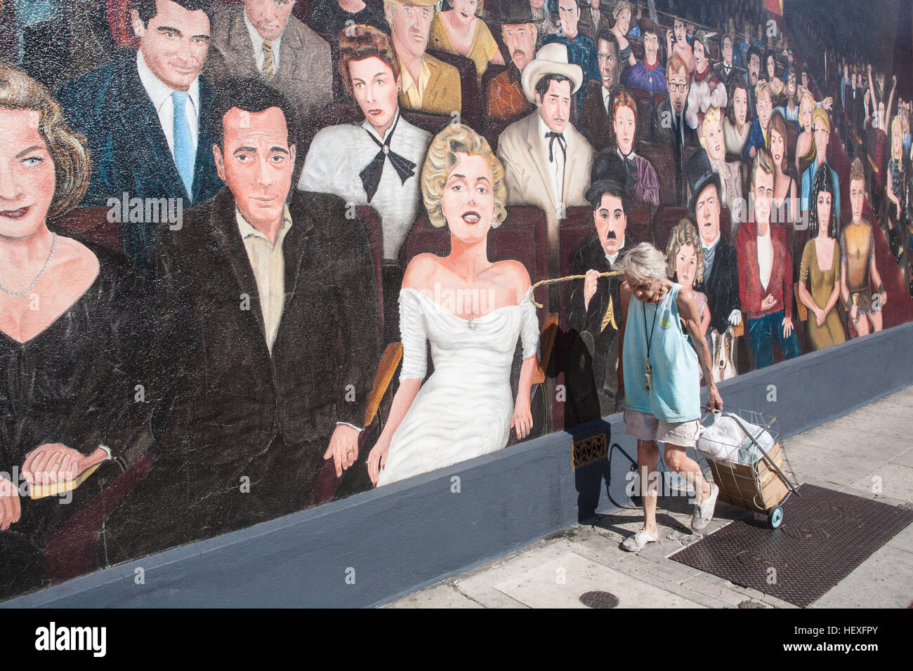 'You Are The Star' wall,mural,La la land,movie,Hollywood Boulevard