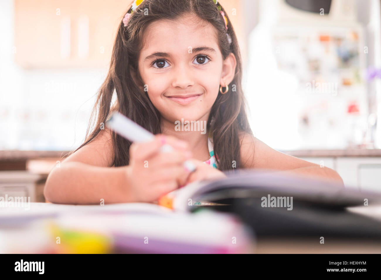 Girl, close up, brunette hi-res stock photography and images - Alamy