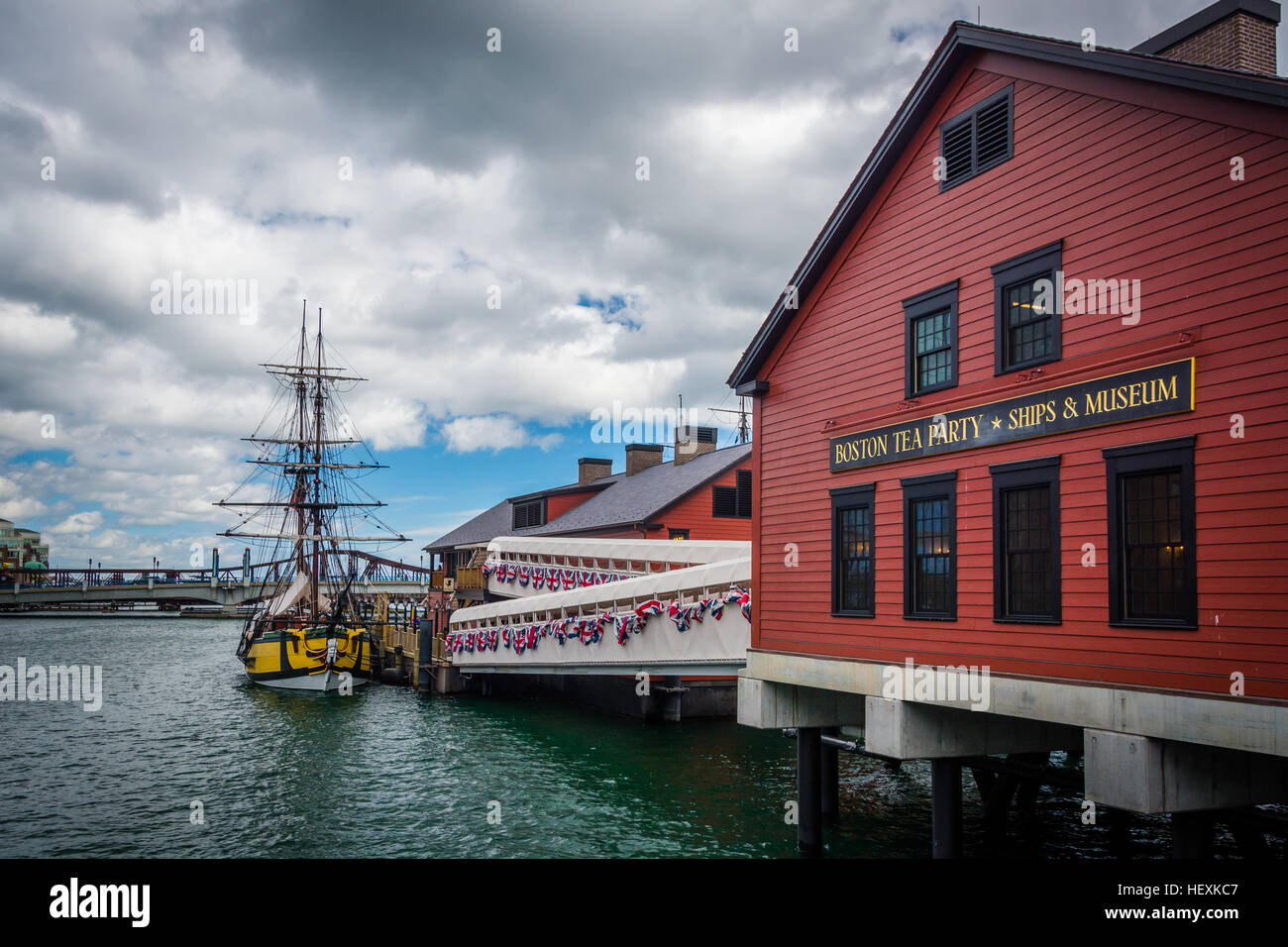 The Boston Tea Party Museum, in Boston, Massachusetts Stock Photo Alamy