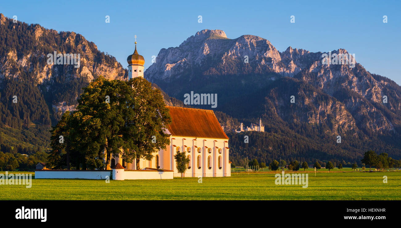 St coloman pilgrimage church neuschwanstein hi-res stock photography ...