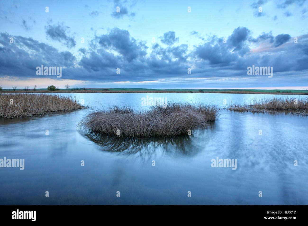 Spain, Laguna de la Nava Stock Photo Alamy