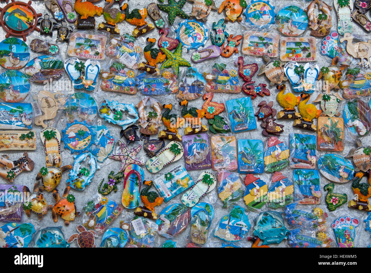 Souvenirs on Mauritius Island Stock Photo Alamy