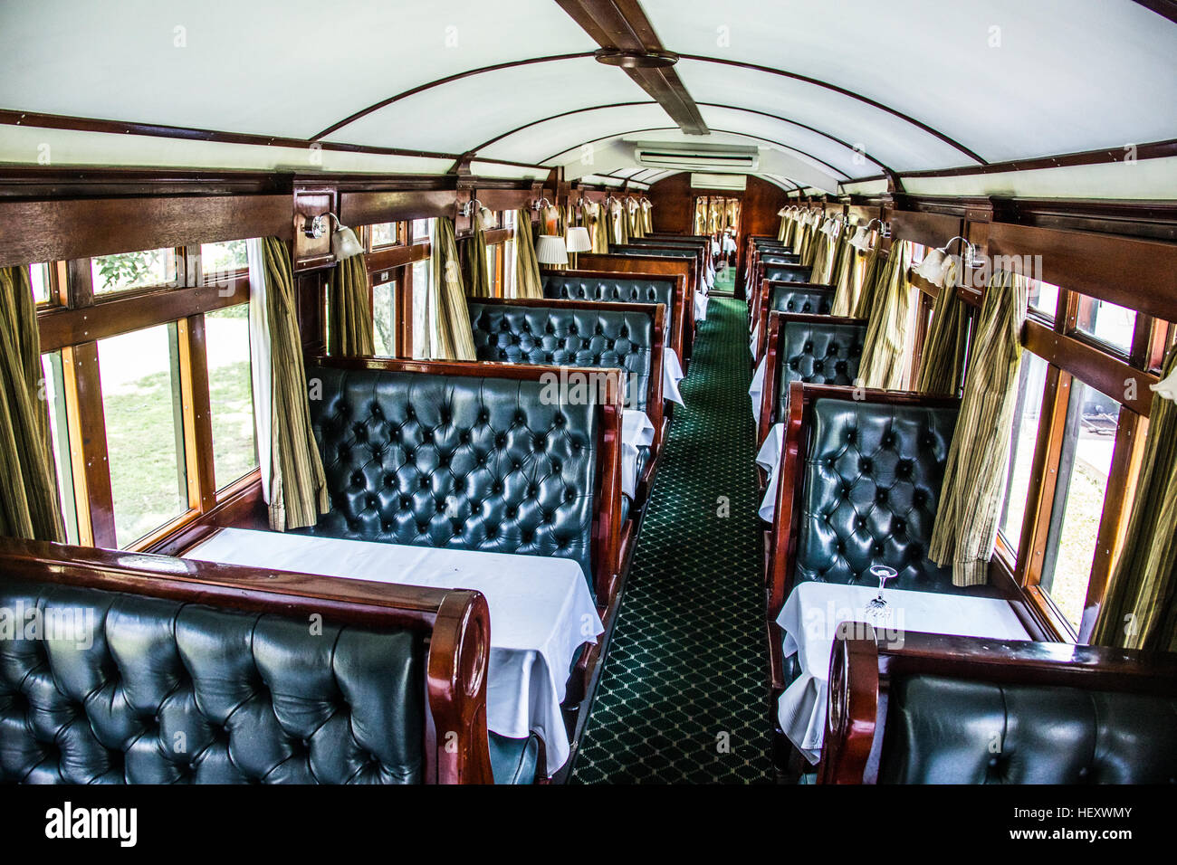 Royal Livingstone Express Train, Livingstone, Zambia Stock Photo