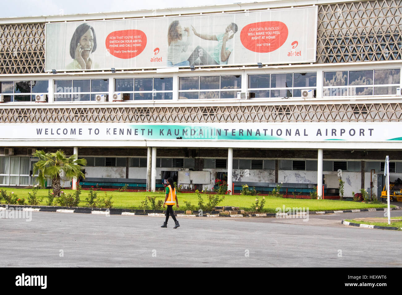 Kenneth Kaunda International Airport, Lusaka, Zambia Stock Photo
