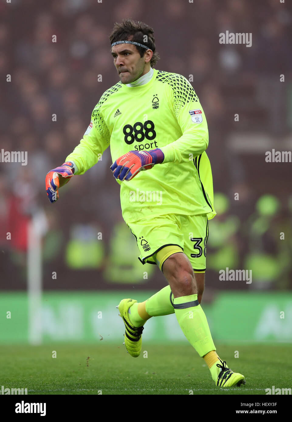 Nottingham Forest goalkeeper Vladimir Stojkovic Stock Photo
