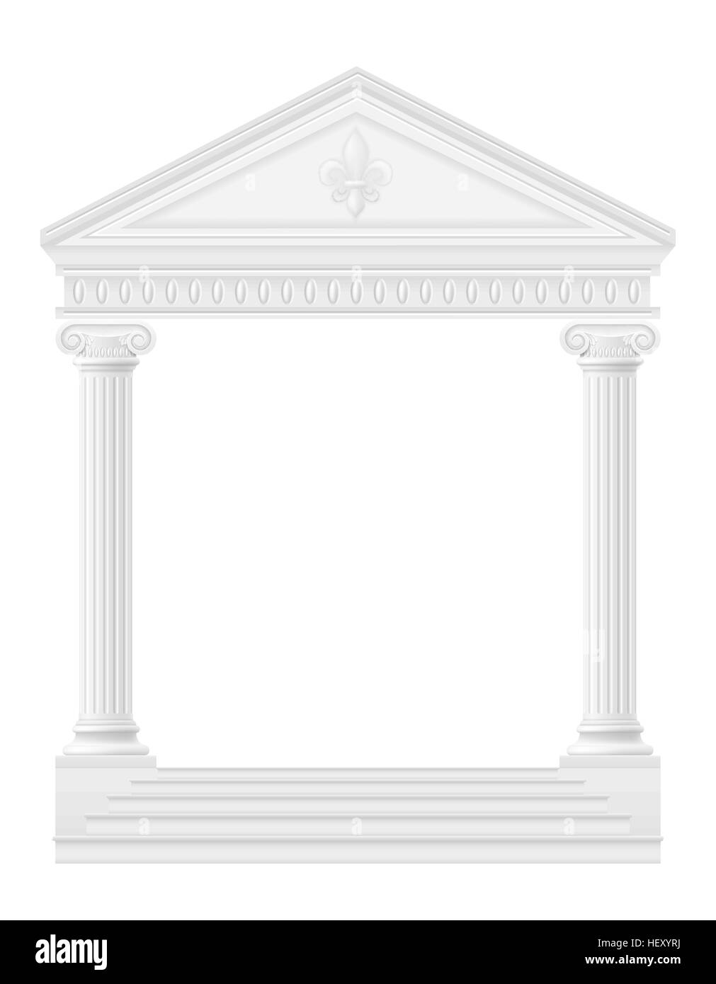 antique arch stock vector illustration isolated on white background ...